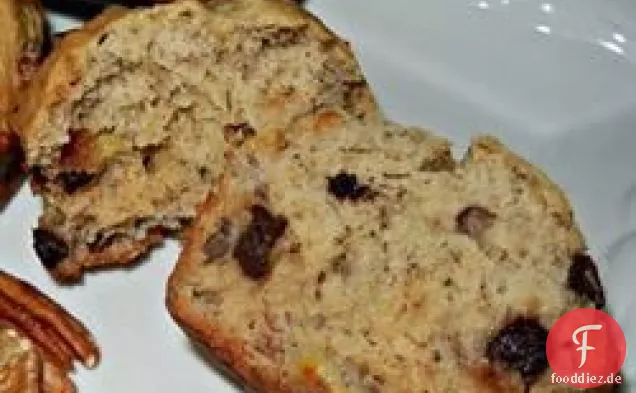 Am häufigsten nachgefragte Bananen-Schokoladen-Chip-Muffins