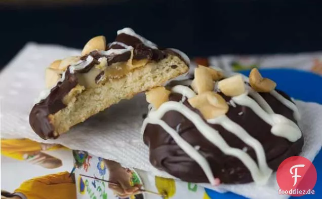 Karamell Gekrönt Girl-Scout-Cookie-Trefoils