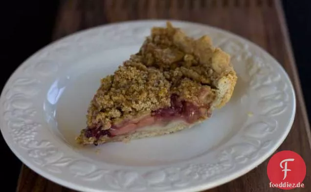 Joe's Awesome Birne Apfel Cranberry Pie mit Gingersnap Topping
