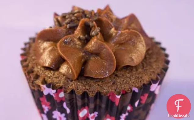 Schokolade Samt Cupcakes