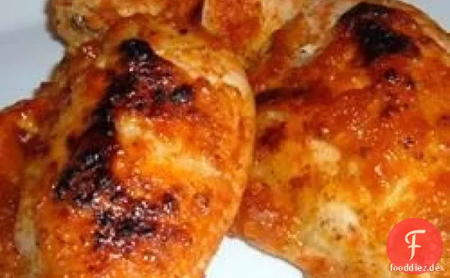Huhn mit Pflaumenglasur