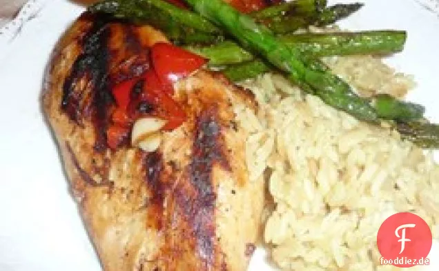 Gegrilltes Zitronenhähnchen