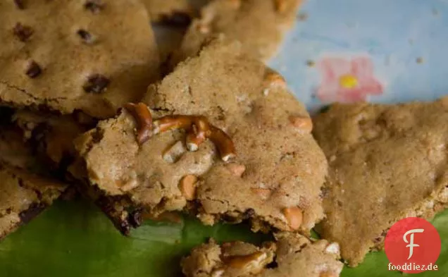 Schokolade oder Butterscotch-Chip-Pecan & Gerösteten Weizenkeimen Cookies