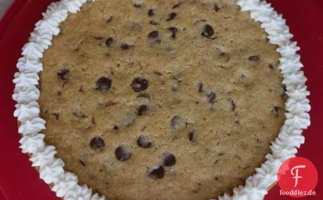 Glutenfreie vegane Chocolate Chip Cookie Kuchen