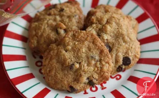Bonnie's Haferflocken Erdnussbutter Cookies