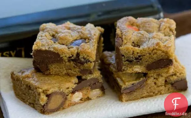 Peanut Butter, Candy Bar Blondies