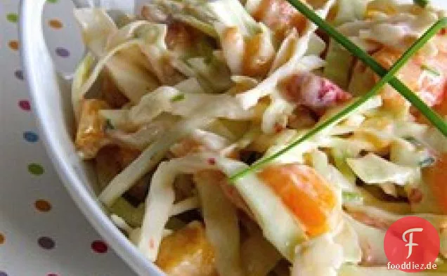 Würziger Pfirsich-Krautsalat