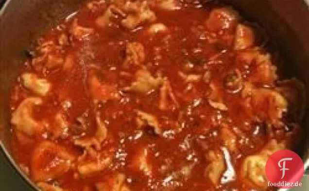 Geröstete rote Pfeffersuppe