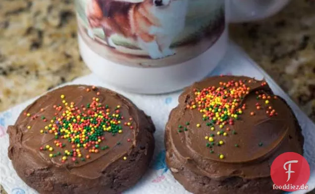 Frosted Cupcake Top Cookies