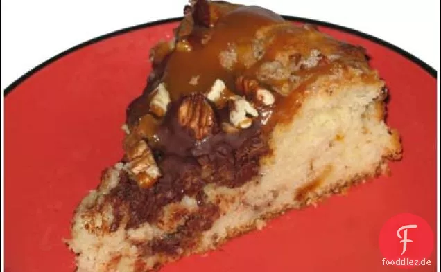 Karamell Schokolade Streusel Kaffee Kuchen