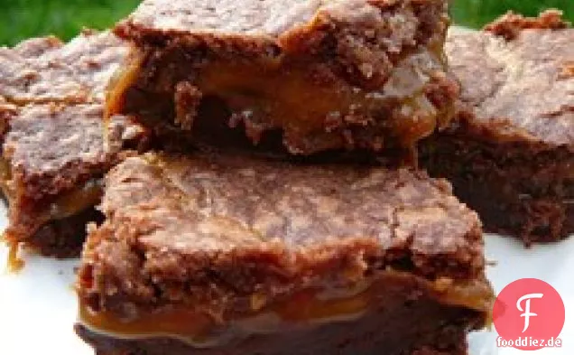 Schokoladen-Karamell-Brownies