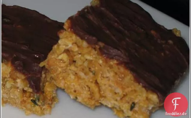 Erdnussbutter und Getreide Hanf Riegel