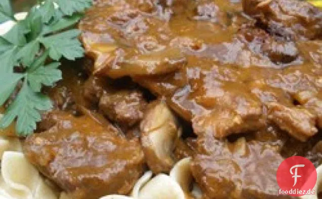 Rindfleisch, Burgunder Stil