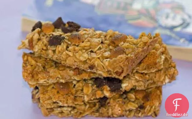 Schokolade und Butterscotch Chips Müsliriegel