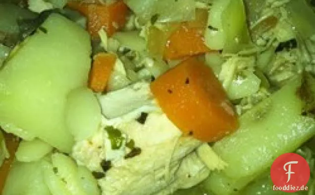 Truthahn-Kadaver-Suppe