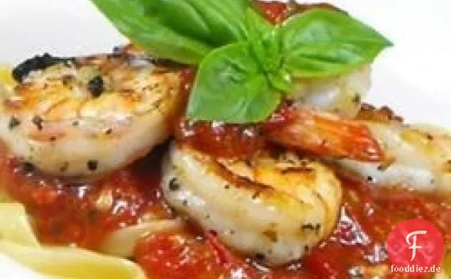 Fra Diavolo-Sauce Mit Pasta