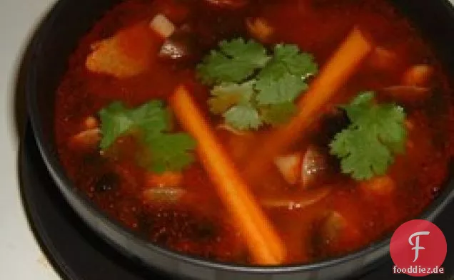 Tom Yum Koong Suppe