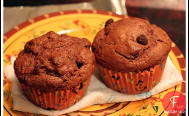 Doppelte Schokoladenmuffins (Wieder ... Sheesh!)