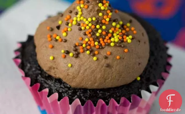 Black Magic Mousse, Gekrönt Cupcakes