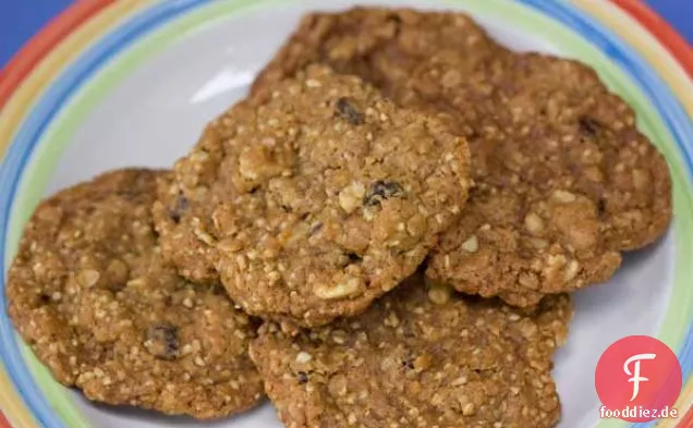 Stahl Geschnitten Haferflocken-Walnuss-Cookies