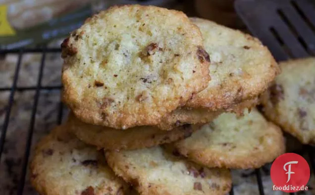 Knusprige Kartoffelflocken Kokosnuss Pecan Cookies