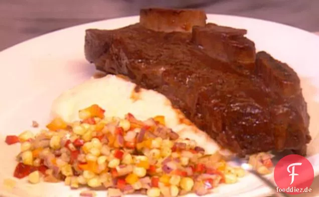 Zinfandel Glasierte BBQ Beef Short Ribs
