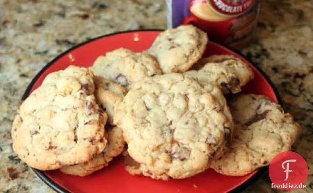 Toffee Chunk-Hafer-Cookies