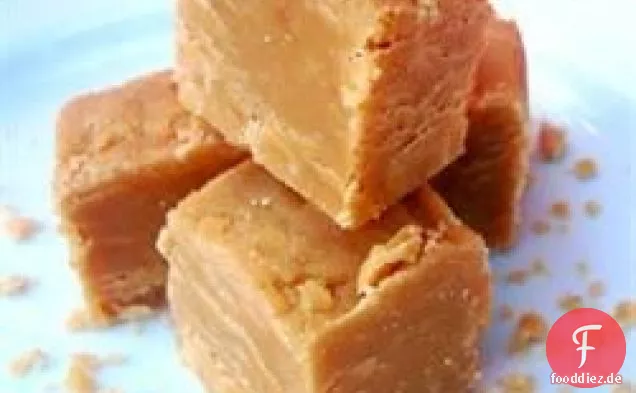 Einfachste Erdnussbutter Fudge