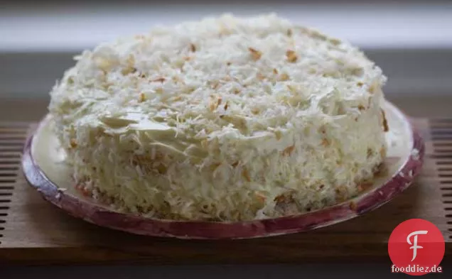 Key Lime gefüllt Engel Essen Kuchen