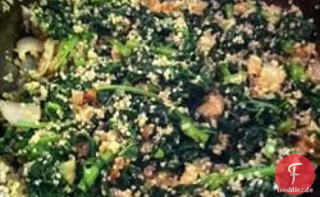 Grünkohl und Quinoa mit kreolischem Gewürz