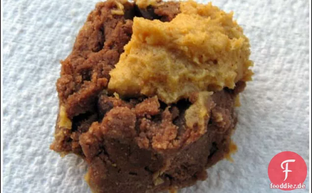 Marmorierte Schokoladen-Kürbis-Kekse
