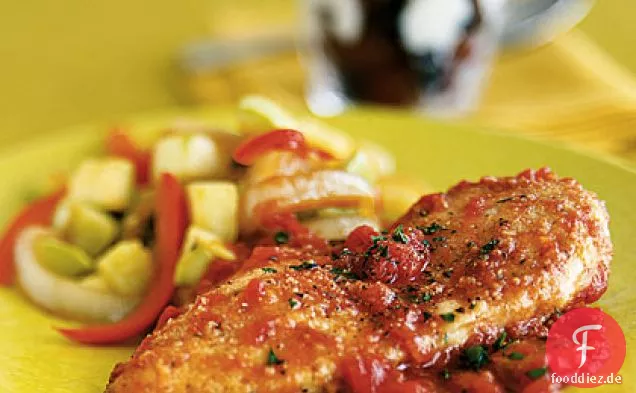Ernte Huhn mit Gemüse