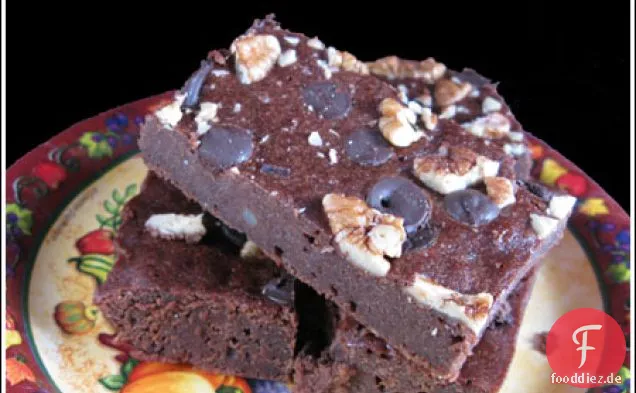 Doppelte Schokolade Kartoffelpüree Brownies