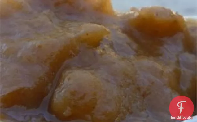 Einfache Slow Cooker Apfelbutter
