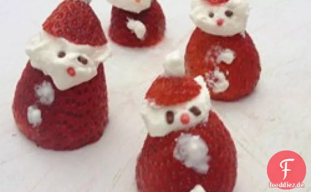 Mini Erdbeere Santas