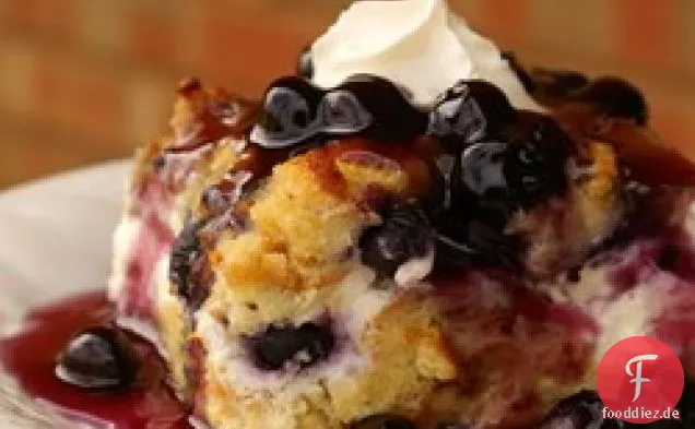 Übernachtung Blueberry Französisch Toast