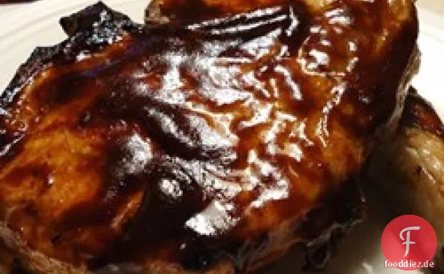 Honig-Senf-BBQ-Schweinekoteletts