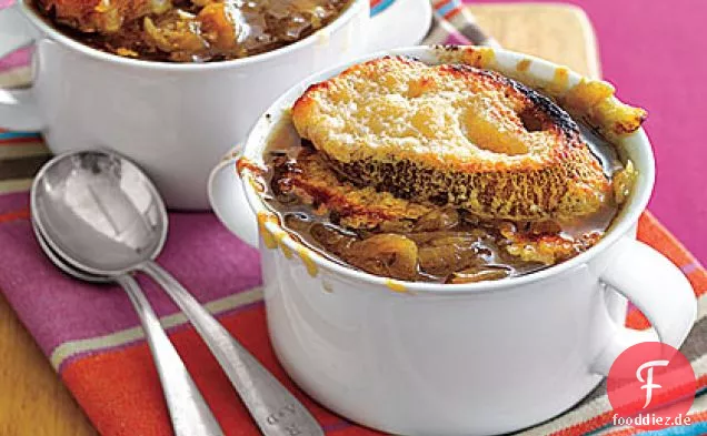 Zwiebelsuppe Gratiné