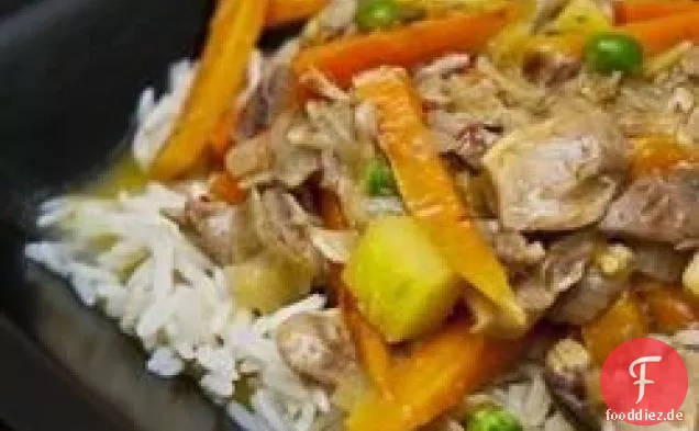 Thai Chicken Curry mit Ananas