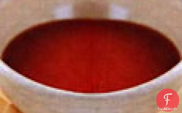 Süße rote Pfeffersuppe
