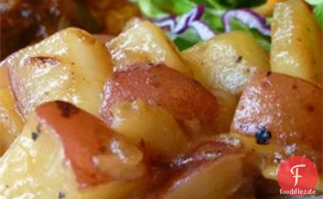 Honig geröstete rote Kartoffeln
