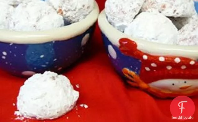 Kirsche Schneeball Cookies