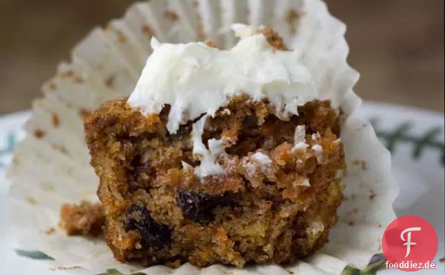 Karotten-Cupcakes mit Pürierten Karotten