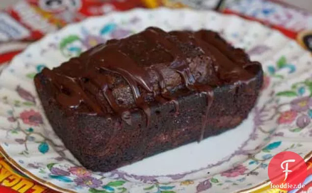 Mini Schokolade Laib Kuchen mit Ganache