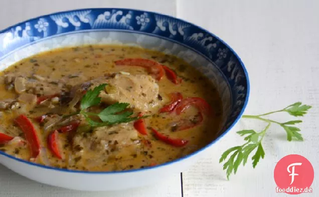 Schnell & Einfach Kokosnuss Fisch Curry