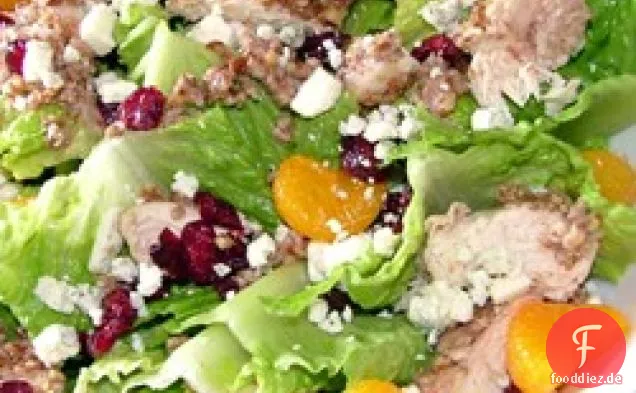 Pekannuss-verkrusteter Hühnersalat