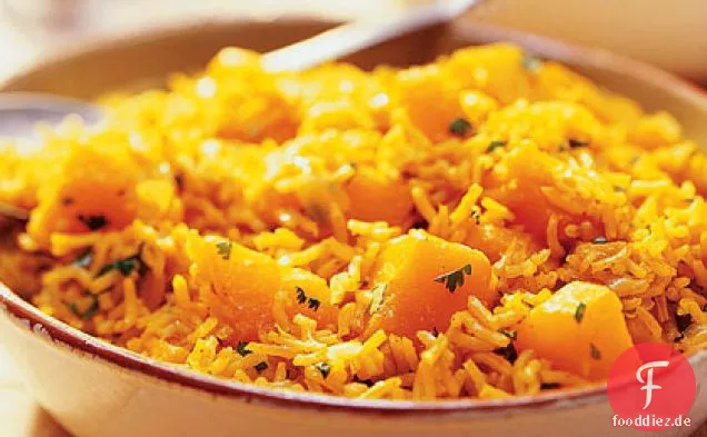 Curry Squash und Basmatireis