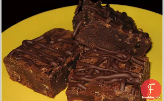 Orange und Feta-Brownies