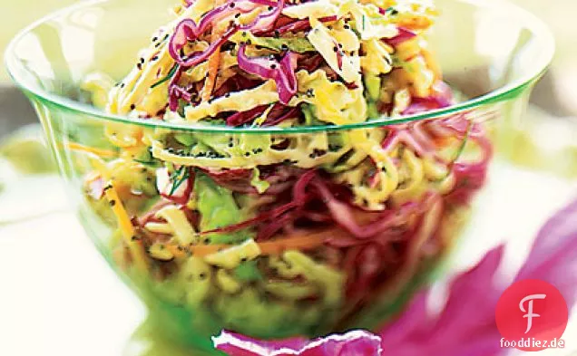 Konfetti Slaw mit Mohn-Dressing