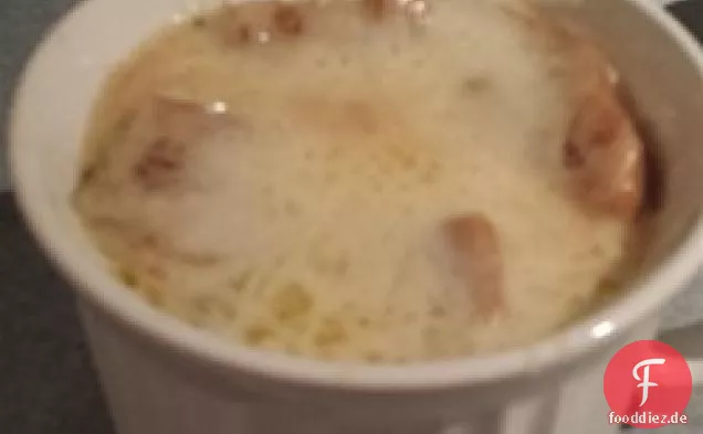 Herbst Französische Zwiebelsuppe